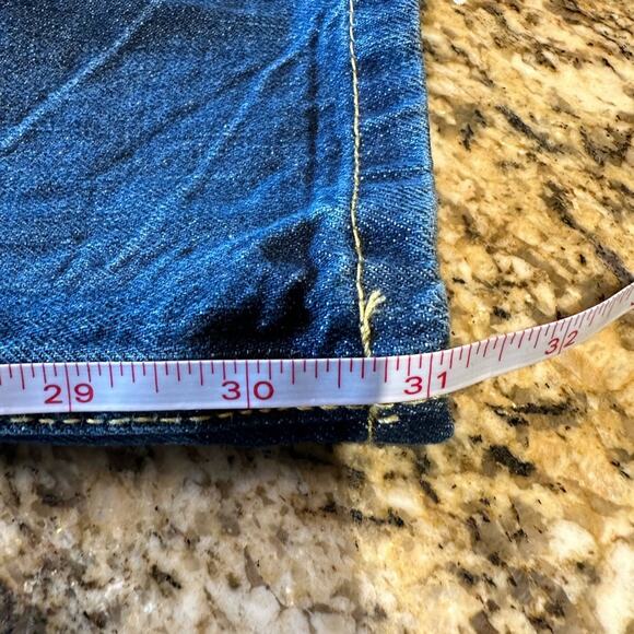 Levi's 502 Regular Taper Slight Distress Size Youth 20R Denim Jeans - Picture 6 of 6
